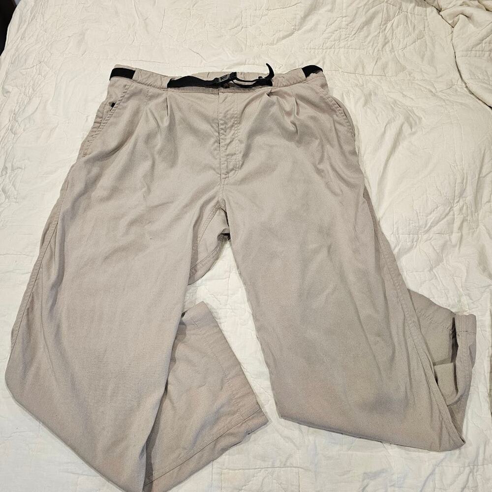 The North Face Men's 38x29 Tan Khaki Cargo Hiking Outdoor Elastic Waist Pant